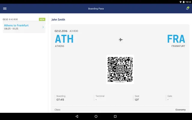 Aegean Airlines android App screenshot 10