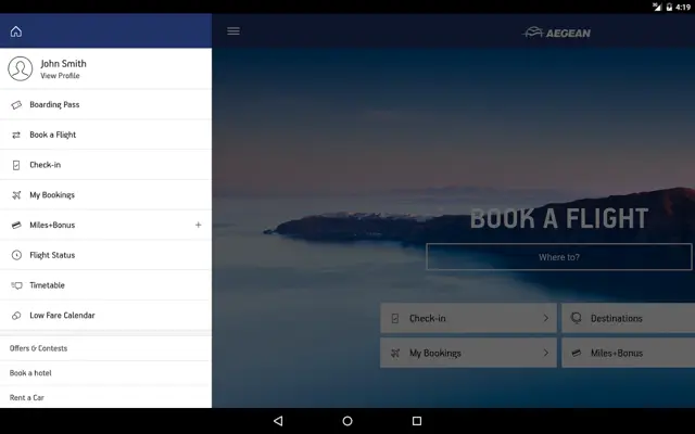 Aegean Airlines android App screenshot 12