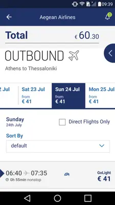 Aegean Airlines android App screenshot 18