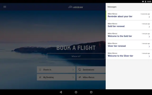 Aegean Airlines android App screenshot 7